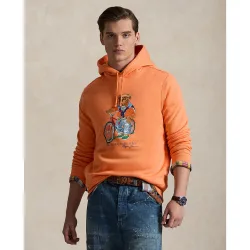 Sudadera con capucha de hombre de algodón con Polo Bear