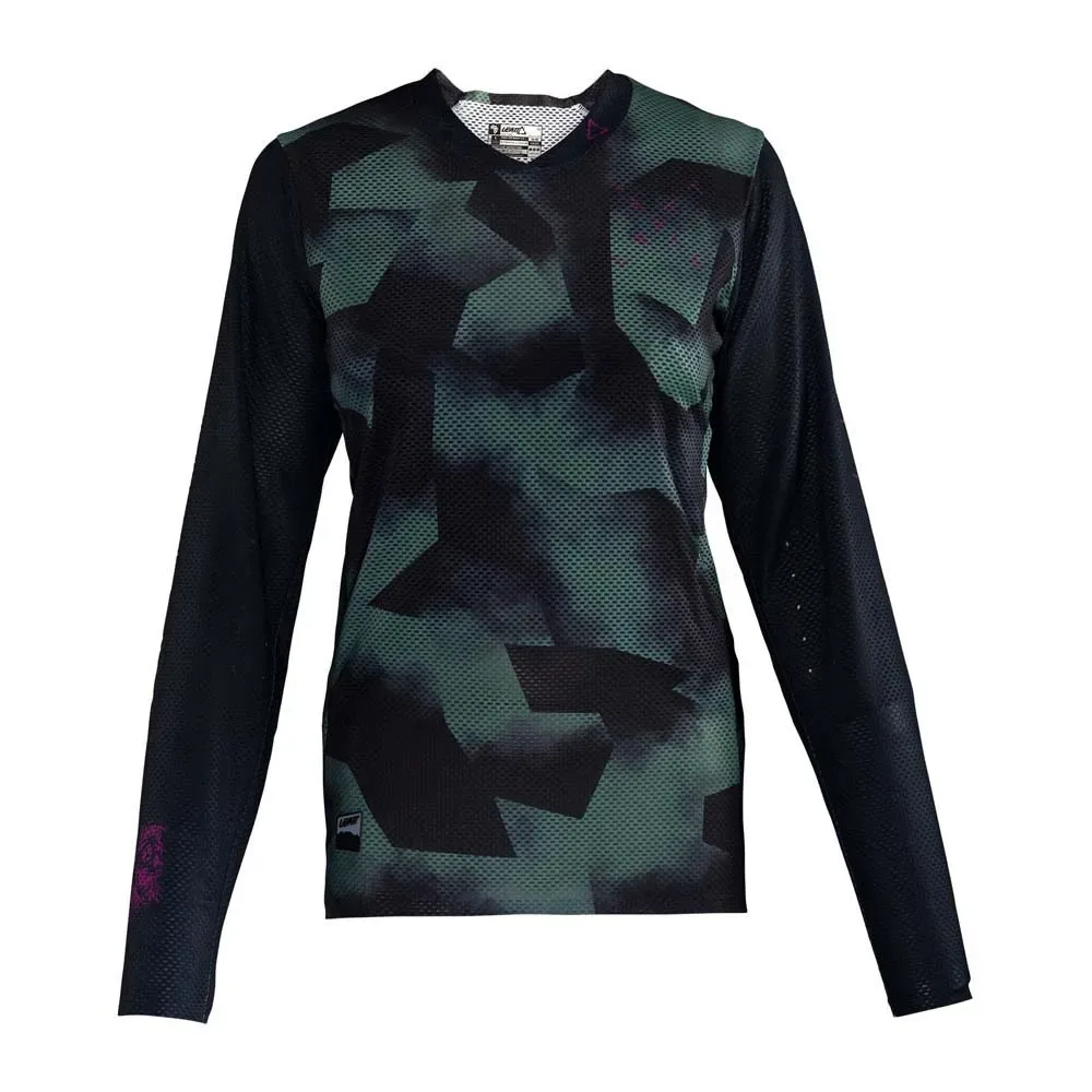 Maglia Da Enduro A Maniche Lunghe Mtb Gravity .0 Spinach - Leatt - FashionsVida