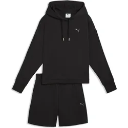 Short Hooded Relaxed 5” TR Damen Anzug, schwarz L