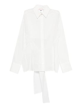 Liu Jo Blusa con fiocco bianca