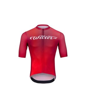Maglia bici ciclismo uomo AURORA CHERRY RED