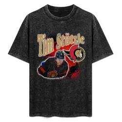 Vintage Tim Stützle ottawa hockey T-Shirt Soft Stretch Short Sleeve Top