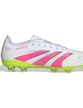 Chaussures De Football Predator Pro Fg Cloud White / Lucid Pink / Lucid Lemon EU 46 - Adidas - FashionsVida