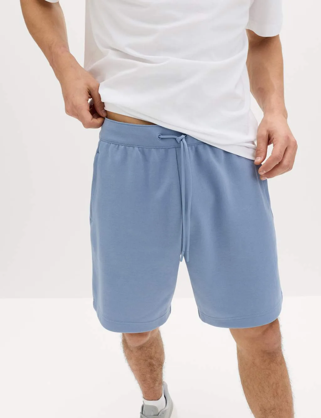 Performance Jersey 9 inch Shorts Medium Blue male - Goodmove - FashionsVida