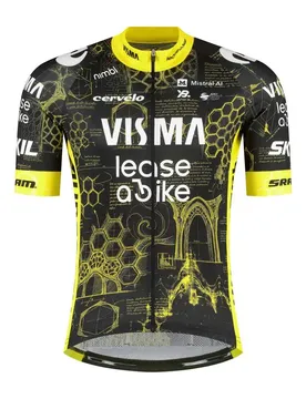 Maillot à Manches Courtes Team Visma Lease A Bike Tdf26 Replica