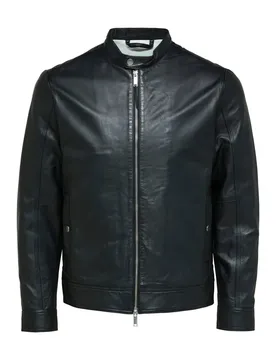 Veste En Cuir Archive Classic Black XL