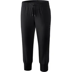 Erima 3/4 Damen Hose, schwarz 34