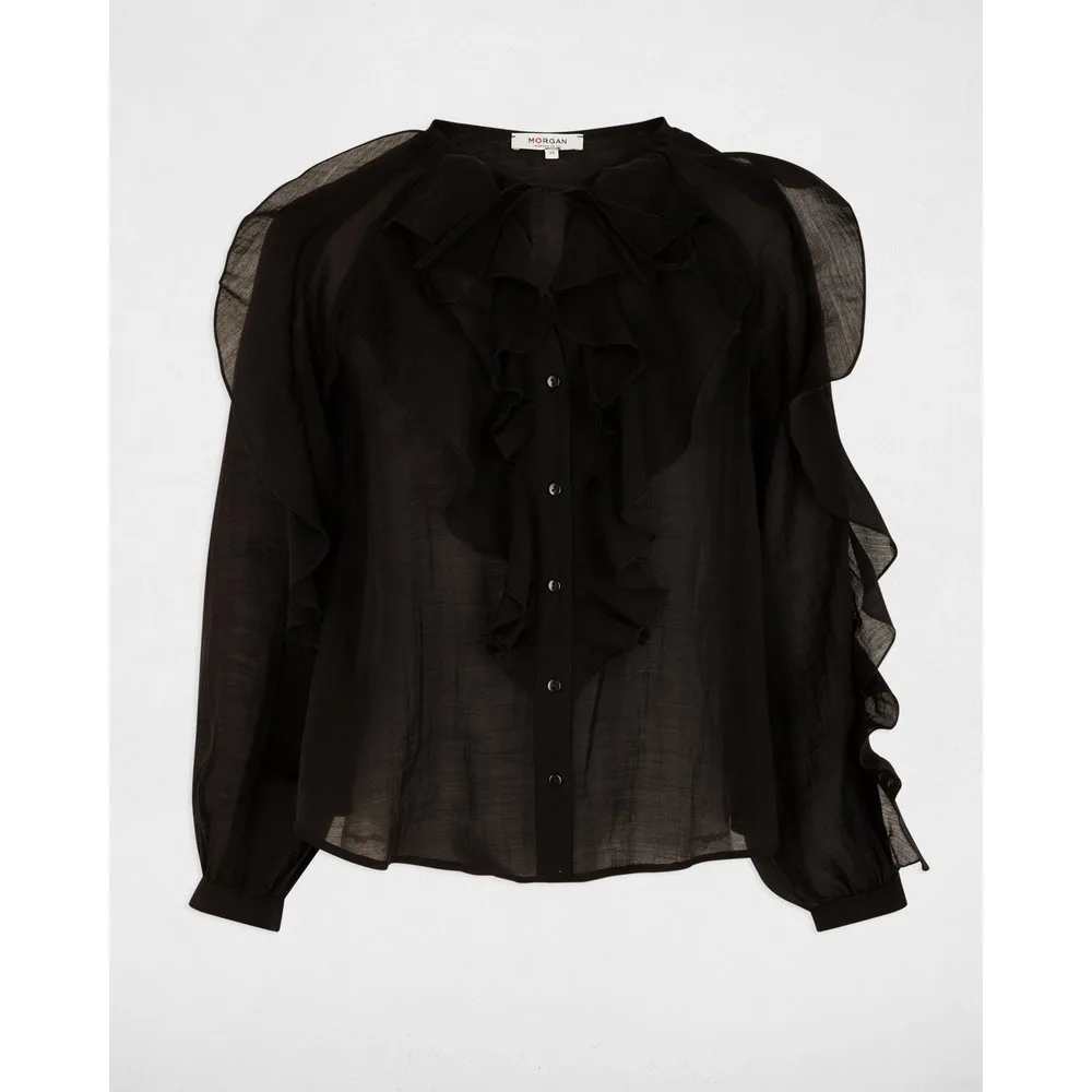 Morgan - Camisa de mujer entallada - Morgan - FashionsVida