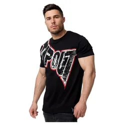 T-shirt à Manches Courtes Bernardino Black / Ecru / Red 2XL