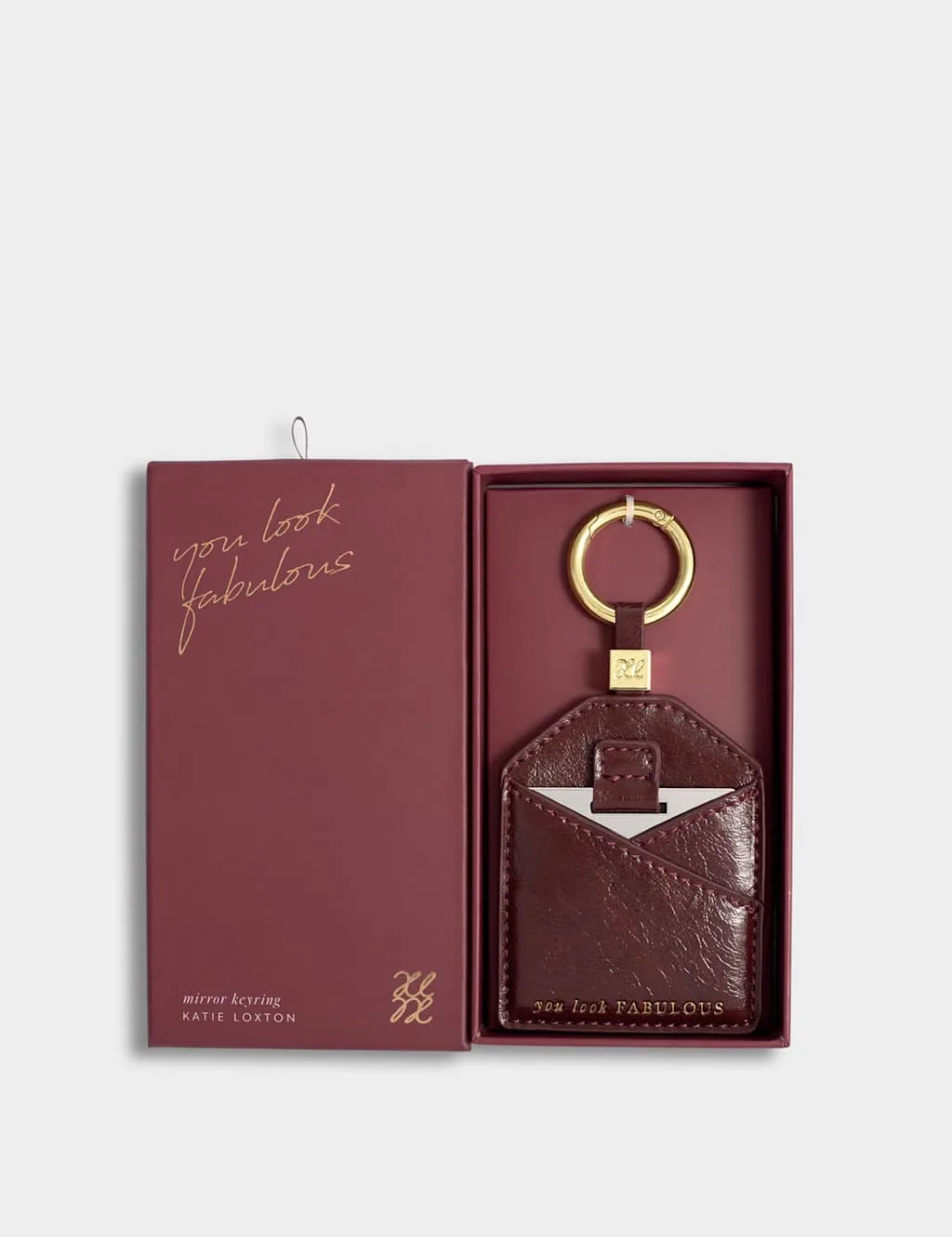 Mirror Keyring Gift Box Cherry Red female - Katie Loxton - FashionsVida