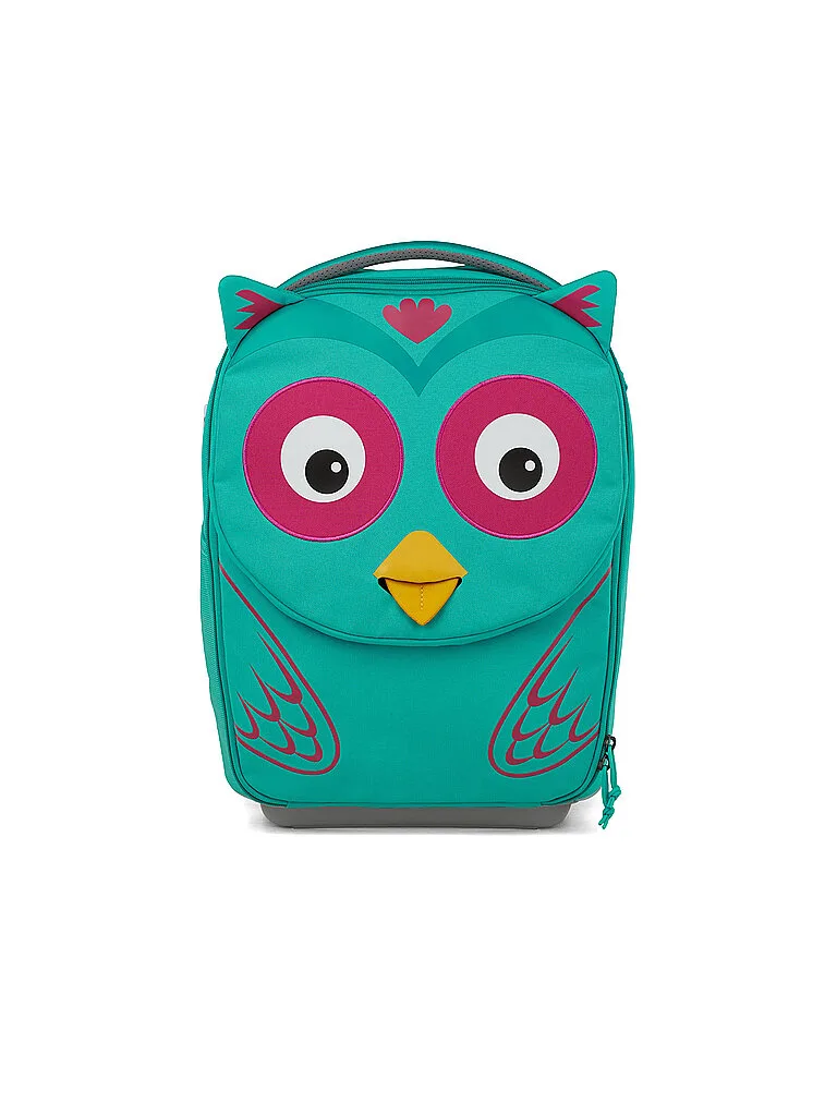 Trolley per bambini Amico di viaggio - Eluise Gufo turchese - Affenzahn - FashionsVida