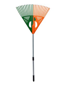 Laubrechen „2 in 1“ gruen orange