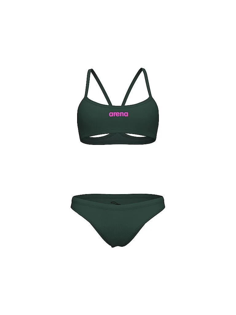 Damen Bikini Bandeau Solid olive 42 W - Arena - FashionsVida
