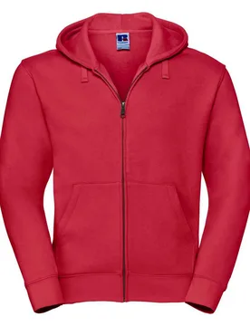 Mens Authentic Hooded Sweatshirt (Classic Red) - Size Small - Russell athletic - FashionsVida