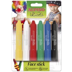 Maquillaje Fiesta Face Stick 6 unidades