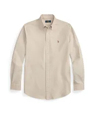 POLO Hemd Custom Fit beige S herren