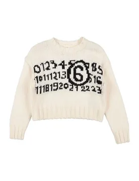Pullover Unisex Elfenbein 8 Unisex - MM6 MAISON MARGIELA - FashionsVida