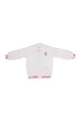 Bambina maglia j5yr11 z3of0 g011 ls cardigan pure white