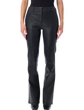 Sleek Black High-Waist Trousers