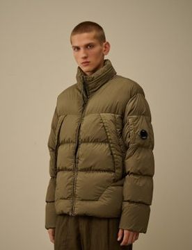Para hombre. 19CMOW239A005864G Abrigo Nycra-R Hooded Down (M), Casual, Poliamida