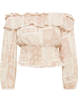 IZIA Blusa crema / beige oscuro