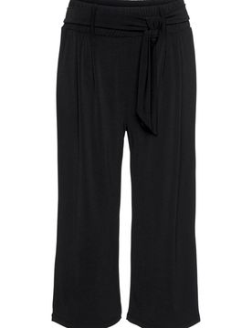 LASCANA Pantalón plisado negro