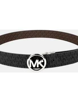 Cinturón reversible con hebilla redonda MK - Michael Kors - FashionsVida