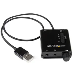 Adaptateur Carte Son Usb Avec Audio Spdif Black One Size unisex