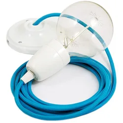 Cables Suspension Luminaire Rm11 Diy 1 M Turquoise / White One Size