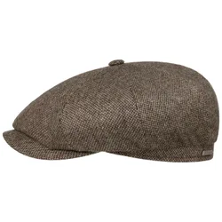 Hatteras Harridge Wool Flat Cap by - beige - Herren - Size: L (58-59 cm)