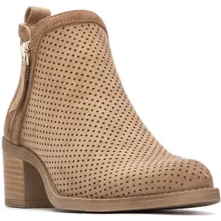 Botines básicos de mujer con tacón y cremallera
