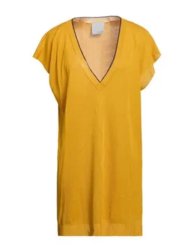 FLOOR Pullover Damen Senf S Damen - FLOOR - FashionsVida