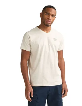 T-shirt à Manches Courtes Et Col En V M-1060-tsv638 Seashell XL
