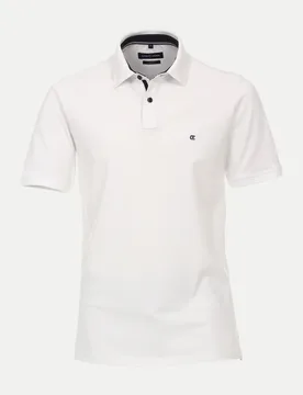 Casamoda Poloshirt Weiß 3XL - Casamoda - FashionsVida