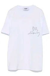 MSGM T-shirt e Polo White