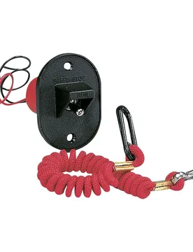 Automatic Circuit Breaker With Switch Black / Red One Size unisex - Plastimo - FashionsVida