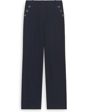Pantalón de mujer de corte recto y tiro alto - Caroll - FashionsVida