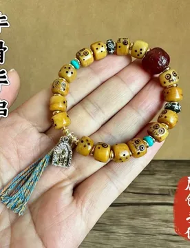 Cow carved A-Dai cultural , ethnic hand accessory, vintage yak bone Tibetan-style bracelet for - Aliexpress - FashionsVida