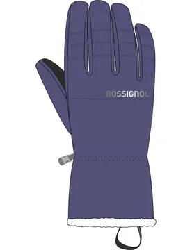 Perfy G Damen Fingerhandschuhe, blau XL