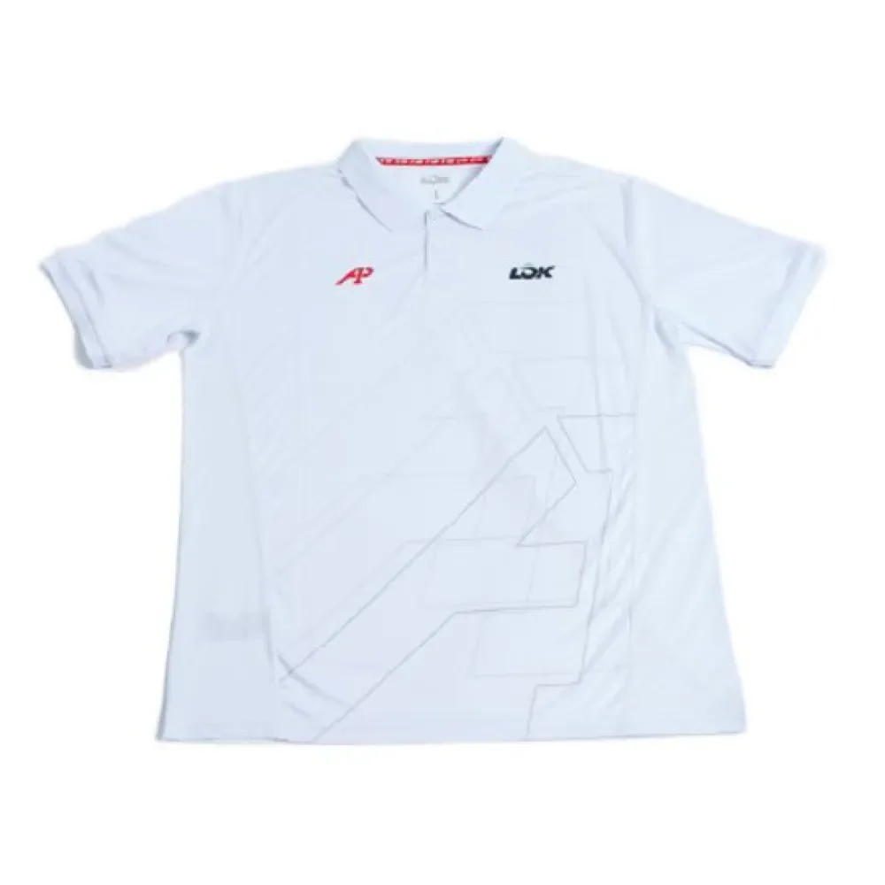 Wilderness Short Sleeve Polo White XL - Lok - FashionsVida