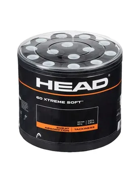 Xteme Soft Overgrip 60 Units Black One Size - Head Racket - FashionsVida