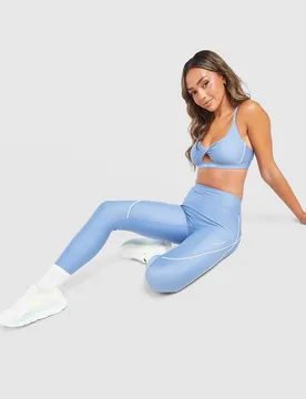 Womens Piping Leggings - Blu, blu blu Donna taglia XS - Under armour - FashionsVida