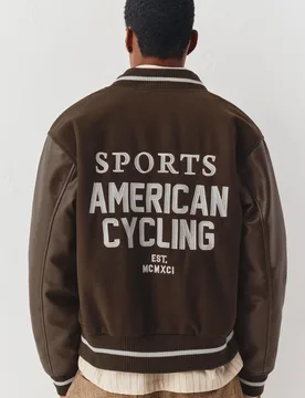 Brown Bomber Jacket (Size: ) - Pull&bear - FashionsVida