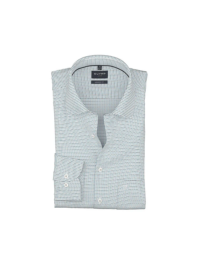 Chemise coupe moderne bleu clair 43 - Olymp - FashionsVida