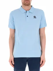 Polo in cotone AZZURRO CHIARO M