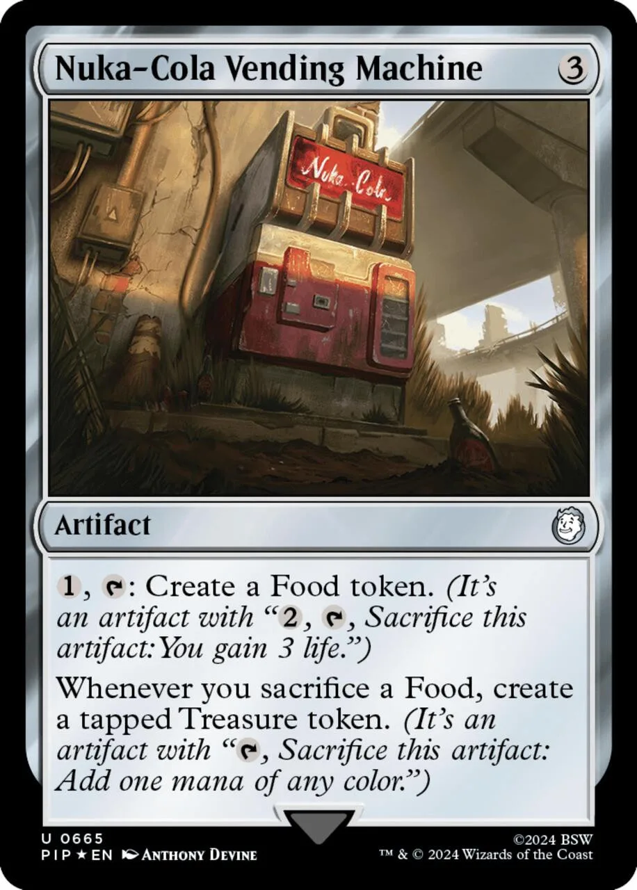 Nuka-Cola Vending Machine (Surge Foil) Universes Beyond: Fallout - Magic: The Gathering - FashionsVida
