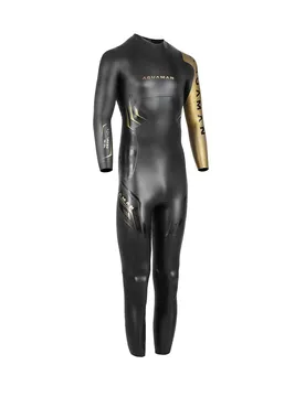 Tuta Da Triathlon A Maniche Lunghe Crawl Black / Gold M