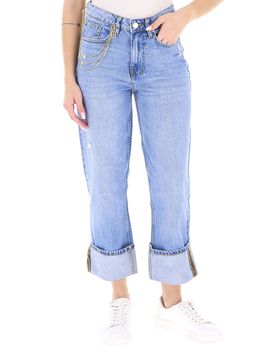 Jeans Boyfriend AZZURRO CHIARO 25