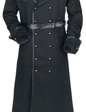 Gothic Mantel - Danag - S bis XXL - für Männer - Größe XXL - schwarz - Männer - male - Gothicana by EMP - FashionsVida