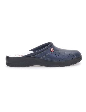 Ciabatte da Lavoro 8028 Blu Vera Pelle 44
